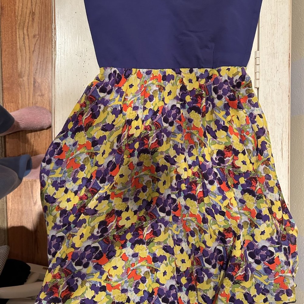 Alice and Oliva | Purple Tube Top with Floral Flowy Bottom